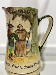 Royal Doulton Under The Greenwood Tree Pitcher The Jovial Friar Joins Robin Hood - Picture 1 of 14