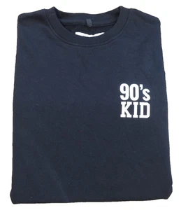 Looney Tunes Unisex Jugend Langarm Schwarz Pullover 90er Kinder Shirt Gr. M - Bild 1 von 6