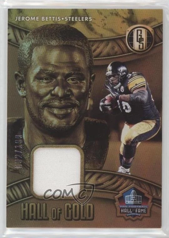2022 Panini Gold Standard Hall of Gold Threads /199 Jerome Bettis #HOG-JBE HOF - Image 1 of 2