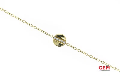 Brazalete Ippolita Stardust Mini Disco Diamante Oro Amarillo 18K 750 7.25" Foto 1 de 4