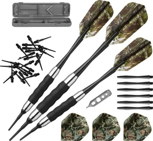 Fat Cat Realtree Harthölzer HD Camouflage Soft Tip Darts mit Aufbewahrung/Reisetasche, 16 - Bild 1 von 8