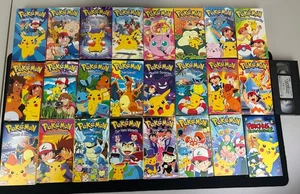 25 Pokemon VHS Tape Lot Indigo League TV Pioneer Viz Video Nintendo - Picture 1 of 18