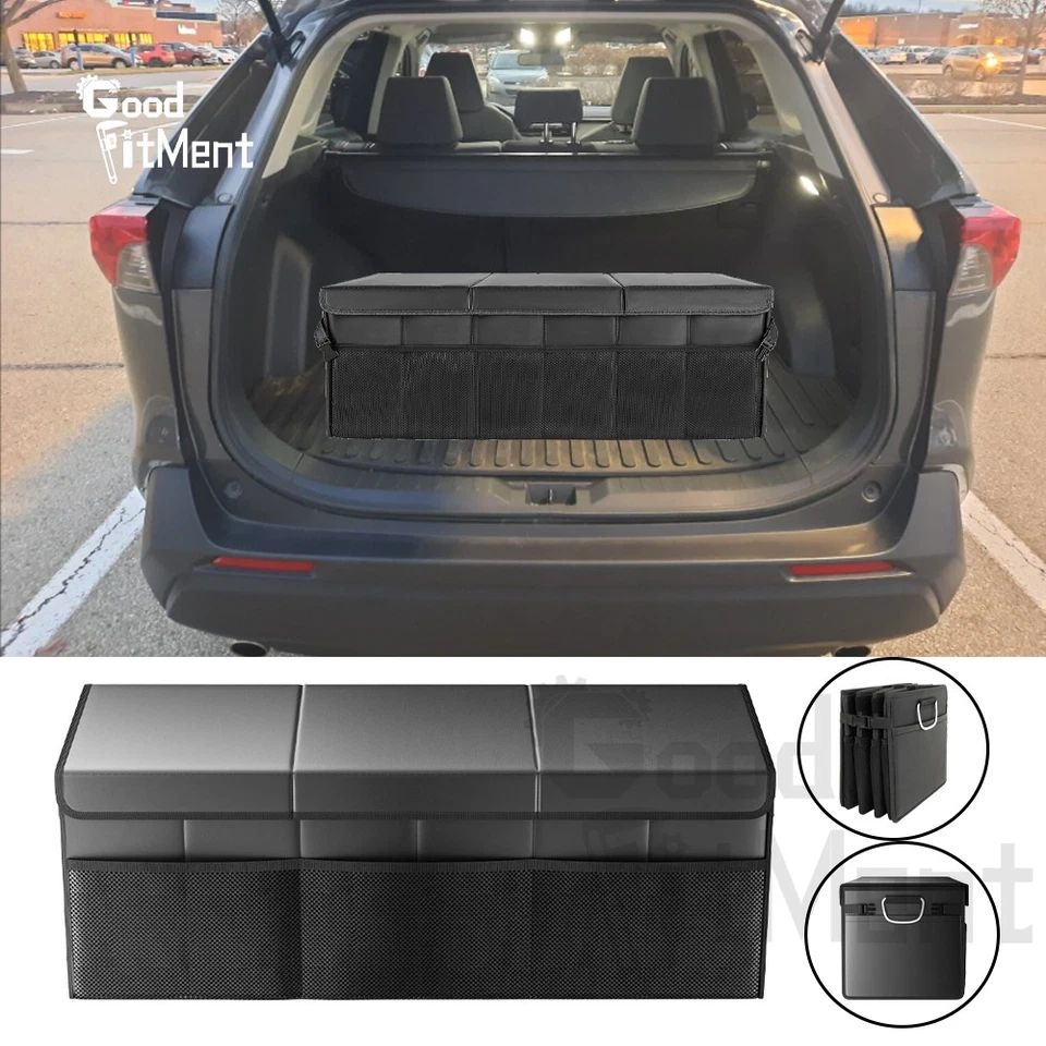 For Toyota RAV4 Car SUV Trunk Storage Box Cargo Organizer Collapsible 3-in-1 US Foto 1 de 4