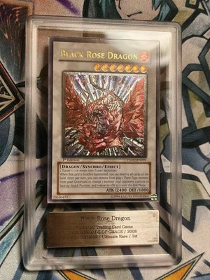 ARS AU Black Rose Dragon CSOC-EN039 1st Edition Ultimate Rare Yu-Gi-Oh English - Image 1 of 4