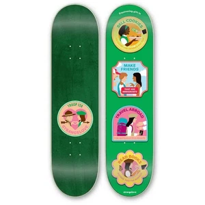 StrangeLove Winston Tseng "Empowering Girls" 8.1" tabla de skate - Imagen 1 de 1