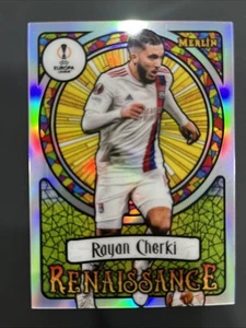 2021-22 Topps Merlin RAYAN CHERKI Renaissance SSP, LYON to MAN CITY👀🇫🇷⚽️🔥 - Picture 1 of 10