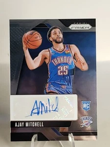 2024-25 Panini Prizm Ajay Mitchell RSI-AMT Rookie Signatures Auto RC OKC Thunder - Picture 1 of 2