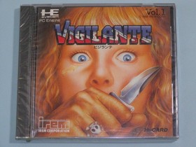 Vigilante Unused Retro Game W/Case Manual PC Engine Hu Card Very Good NTSC-J JP
