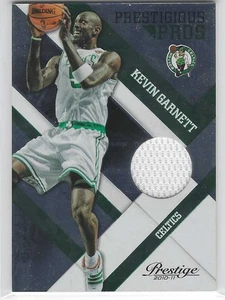2010-11 Prestige KEVIN GARNETT #3 Prestigious Pros Jersey Swatch Green Foil /499 - Picture 1 of 3