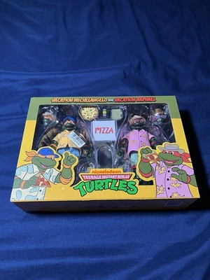 NECA Teenage Mutant Ninja Turtle Vacaciones Miguel Ángel Rafael TMNT 4 Foto 1 de 4