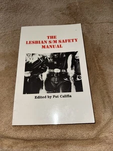 LESBIAN S/M SAFETY MANUAL By Patrick Califia Lace Pub. Paperback 1988 LGBTQ+ - Picture 1 of 7