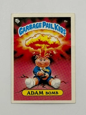Adam Bomb #8a Garbage Pail Kids 1985 Topps UK Mini GPK - VG - Image 1 of 4