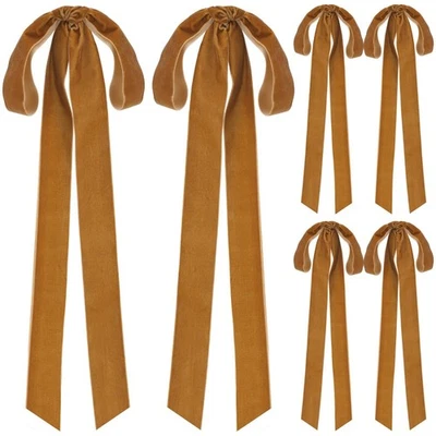 Бархатные рождественские банты 3/8 дюйма рождественский венок банты деревенское ремесло подарок банты... - Изображение 1 из 4