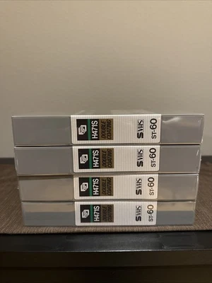 (4) Cinta FUJI H471S S-VHS ST-60 Cinta de Doble Recubrimiento Calidad Maestra Sellada Foto 1 de 3