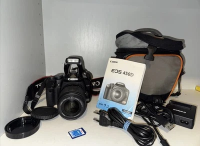 Canon EOS 450D 18-55mm IS Kit, sehr guter Zustand - Bild 1 von 4