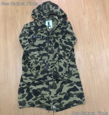 BAPE A BATHING APE Camo Military Mod Coat - Image 1 of 4