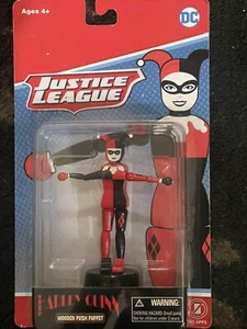 DC Comics Justice League Harley Quinn Wooden Push Puppet #11 - Picture 1 of 3