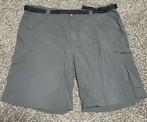Columbia Omni Shade Belted Dark Gray Hiking Swim Nylon Size 42 Mens 10” - Picture 1 of 3
