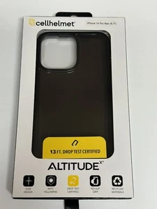 CellHelmet Altitude X Series Dual Layer Case for Apple iPhone 14 Pro Max - Black - Picture 1 of 7