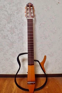 Guitarra Eléctrica Acústica Clásica Yamaha Silent SLG-100N Funciona Usada - Imagen 1 de 8