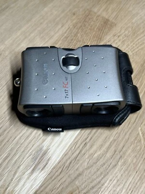 Canon 7x17 FC Binoculars with case - Image 1 of 2