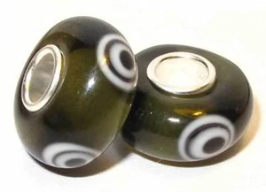 Perle für Sammelarmband. Charm. Bettelarmband - Muranoglas mit 925er Silber. - Picture 1 of 1