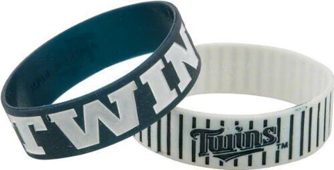 Bulk Bandz Bracelet 2 Pack MINNESOTA TWINS MLB Baseball FOCO Forever Collectable Cover