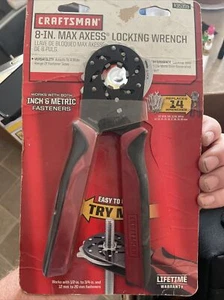Llaves ajustables de bloqueo Craftsman Max Axess de 8 pulgadas 935359 cartón envejecido - Imagen 1 de 6
