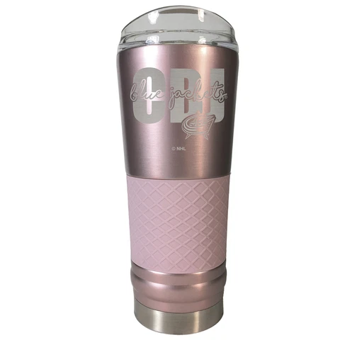 Columbus Blue Jackets 24oz. Draft Rose Gold Tumbler Cover