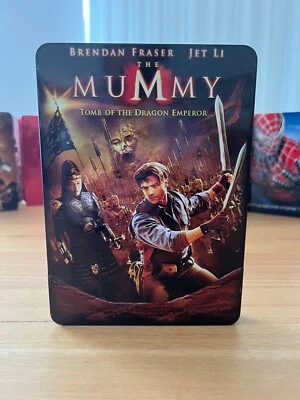 The Mummy (DVD, Blu-ray, 4K, 2008) Empty Collectors Tin Case by Ezydvd - Image 1 of 4