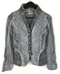 Women's Elisa Cavaletti Daniela Dallavalle Jacket Grey Italy Blazer Size XS - Picture 1 of 20