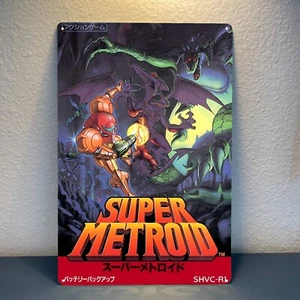 Super Metroid Nintendo Videospiel Metall Poster Blechschild 20*30cm - Bild 1 von 6