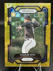 Charlee Soto 2024 Panini Prizm Pandora Gold Prizm/4 Minnesota Twins #230 - Imagen 1 de 2