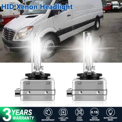 For Freightliner Sprinter 2500 3500 2007-2012 High/Low Beam HID Headlight Xenon - Image 1 of 4