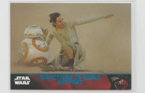 Star Wars The Force Awakens Series 1 Trading Card Blue Parallel #78 - Picture 1 of 1