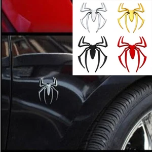 Metal Spider Emblems Edition Car Trunk Rear Side Badge 3D Decal Stickers - Picture 1 of 13