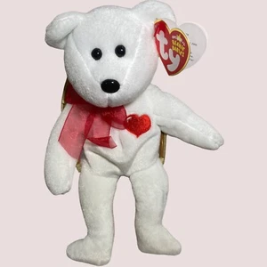 Ty Beanie Casanova 2006 oso de San Valentín nuevo blanco rojo corazón 2-14-06 - Imagen 1 de 10