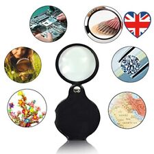 Portable Handheld 5X Mini Pocket Magnifier Foldable Reading Magnifying Glass