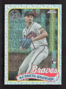 2024 Topps Serie 1 #T89C-66 AJ Smith Shawver RC Silber Pack MOJO - Bild 1 von 2