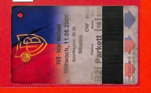 C1001- Vecchio BIGLIETTO PARTITA CALCIO - 2004 INTER VS BASEL - Picture 1 of 1