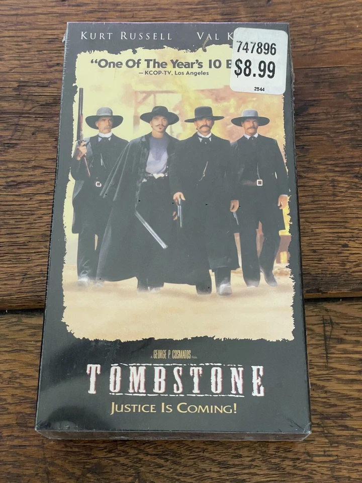TOMBSTONE Movie VHS Cassette Tape 1994 Kurt Russel BRAND NEW FACTORY SEALED NIP - Image 1 of 1