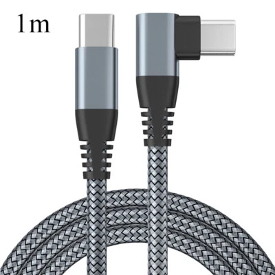 PD 100W 5A USB C To USB-C Fast Charger Dual Type C Charging Data Sync USB Cabl m - Image 1 of 4