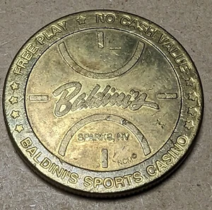 Baldini's Casino Sparks Nevada Gaming Token Vintage - Bild 1 von 2
