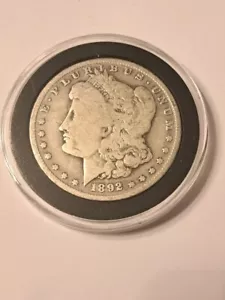 1892-O Morgan Silver Dollar Coin - Picture 1 of 2
