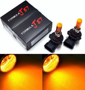 Halogen 9140 42W Orange Amber Two Bulbs Fog Light Replacement Plug Play Lamp Fit - Bild 1 von 13