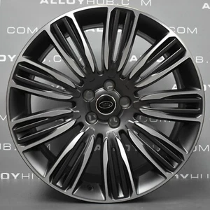 RUOTA IN LEGA SINGOLA ORIGINALE RANGE ROVER L405/L494 SPORT 22" 9012 TAGLIO DIAMANTE X1 - Foto 1 di 3