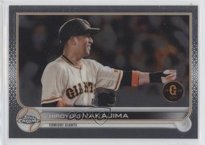 2022 Topps Chrome NPB Nippon Professional Baseball Hiroyuki Nakajima #37