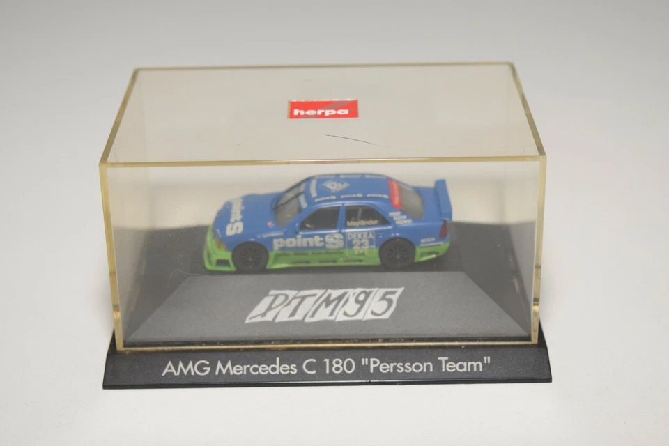 A13 1:87 HERPA MERCEDES-BENZ C180 AMG PERSSON TEAM DTM 1995 95 #23 MIB - Immagine 1 di 1