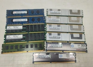LOT 11 2gb 4GB Assorted Hynix Samsung Desktop DIMM RAM Untested  - Picture 1 of 6