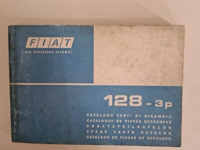 Lotto di due Cataloghi parti di Ricambio Fiat 128 Special e 128 3p - Immagine 1 di 4